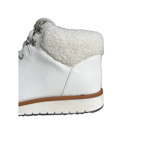 Cliffs by White Mountain Collins White Leather Fur Women's Boots Size 9 M - Picture 10 of 14